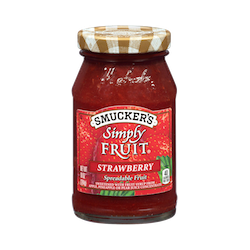 Smucker's - Simply Fruit Strawberry Spreadable Fruit - Ohio Snacks